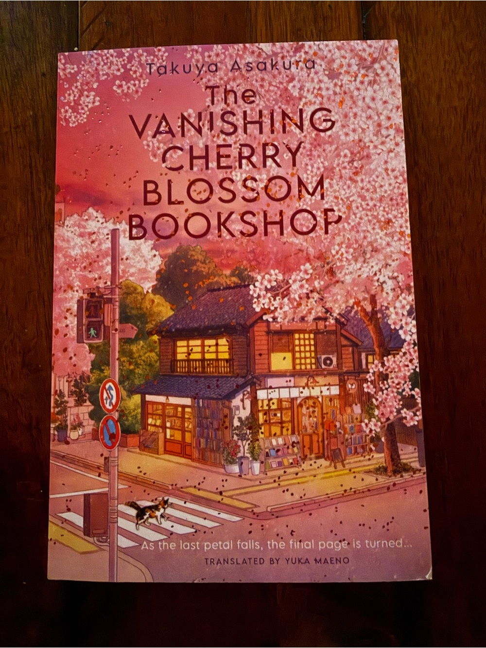 The Vanishing Cherry Blossom Bookshop — Pink Cover Book
